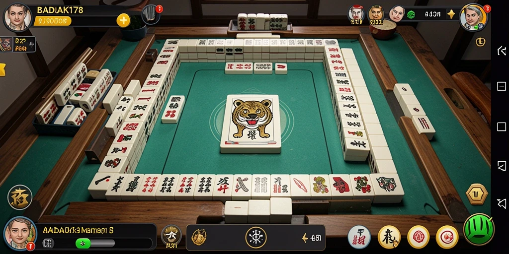 Screenshot BADAK178 menampilkan gameplay Mahjong yang seru dan mengasyikkan.