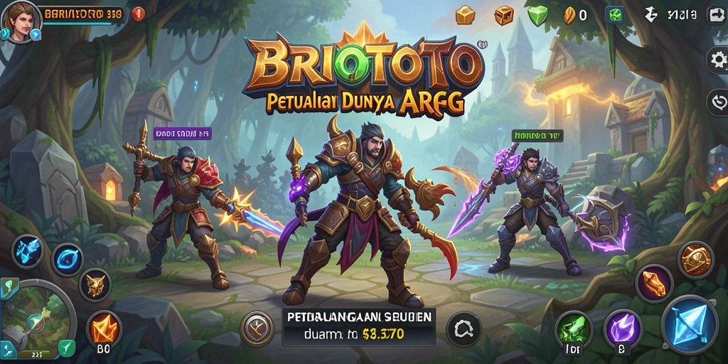 Tampilan gameplay menarik dan penuh aksi di BRIOTOTO.