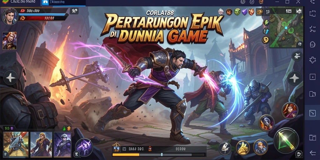 Tampilan gameplay seru dan mendebarkan di CORLA188.