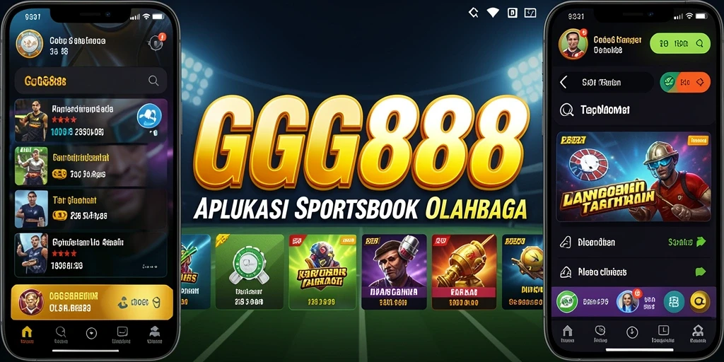 Tampilan utama GGG888 dengan berbagai pilihan taruhan olahraga.