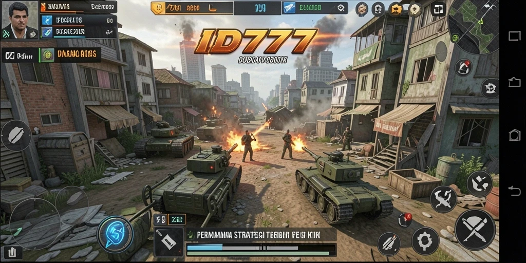 Tampilan gameplay strategis yang mendebarkan di ID777.