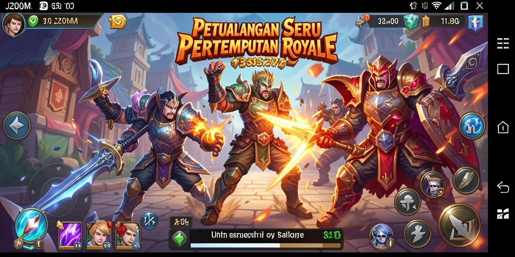 Gameplay seru J200M dalam aksi Battle Royale.