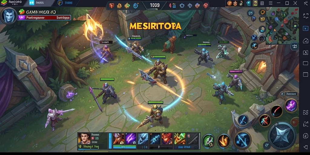 Gameplay seru di MESIRTOTO dengan pertarungan tim yang strategis.
