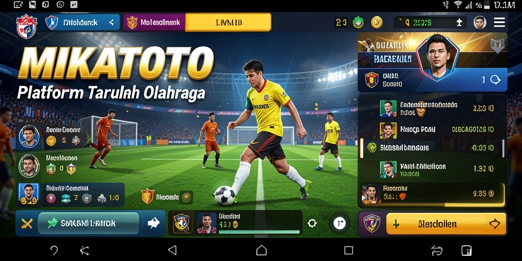 Tampilan dashboard taruhan MIKATOTO yang menarik dan informatif.
