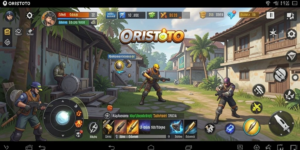 Tampilan antarmuka utama ORISTOTO yang sederhana dan efisien.