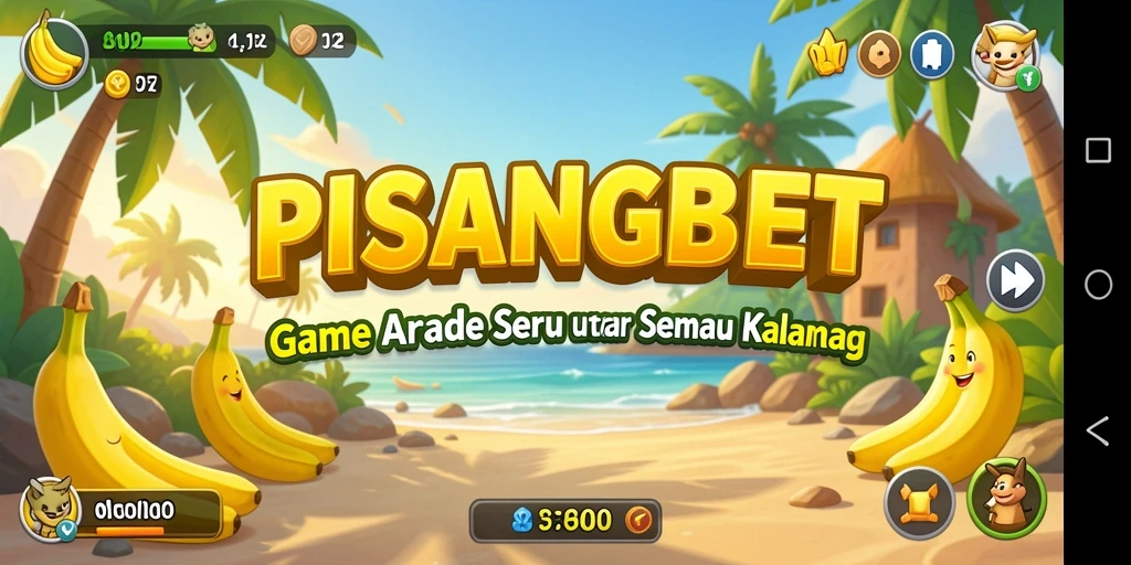 Tampilan gameplay Arcade yang seru dan menantang di PISANGBET.