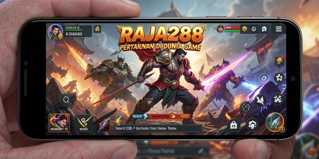 Tampilan aksi seru dalam gameplay Fighting RAJA288 yang menegangkan.