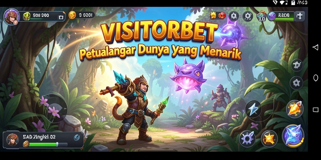 Tampilan gameplay seru dalam VISITORBET yang menampilkan aksi eksplorasi.